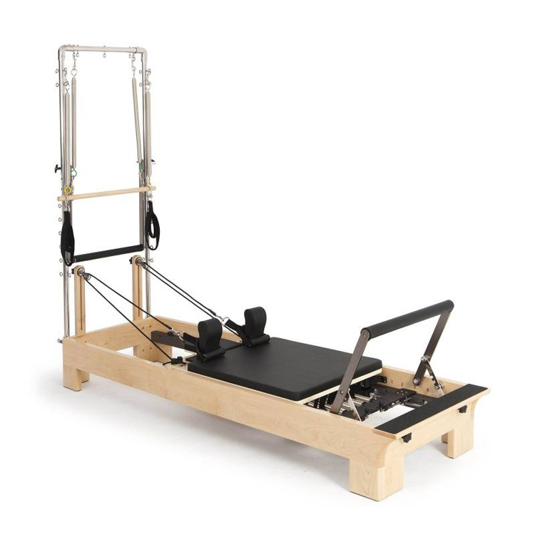 Pilates Reformer with Stainless Steel Half Trapeze